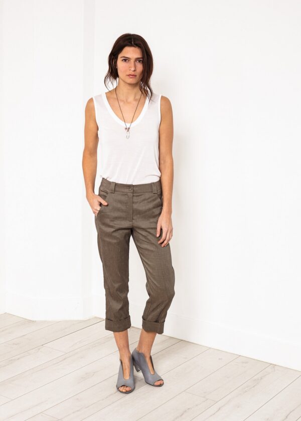 01052015_Lana_Look5_21226_0132.jpg Tac Trouser in Mud