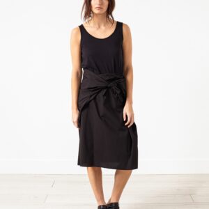 Bow Skirt in Black
