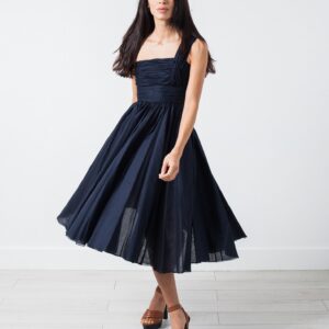 01182015_ASHLEY_Look19_21310_1335.jpg One Shoulder Dress in Navy