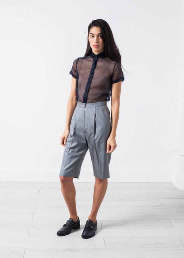 01182015_ASHLEY_Look4_21326_0890_21a25a6e-f6f8-4acd-94be-b13b55665559.jpg Silk Shorts in Grey