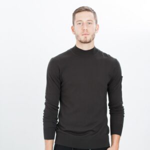 Merino Knit Turtleneck in Cavern