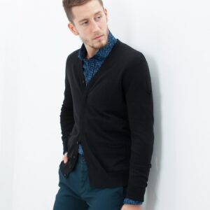2014-08-25_Matt_Look_177.jpg Hidden Placket Cardigan in Black