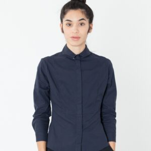 2014-09-30_Ashley_Look_12_8541_copy.jpg Wrinkled Tux Shirt in Navy