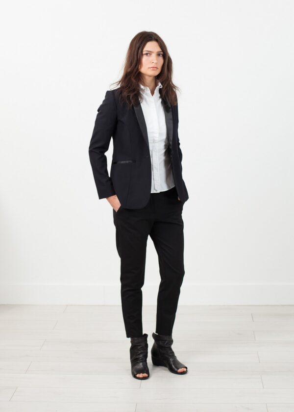 20141215_Lana-226.jpg Shawl Collar Blazer in Black