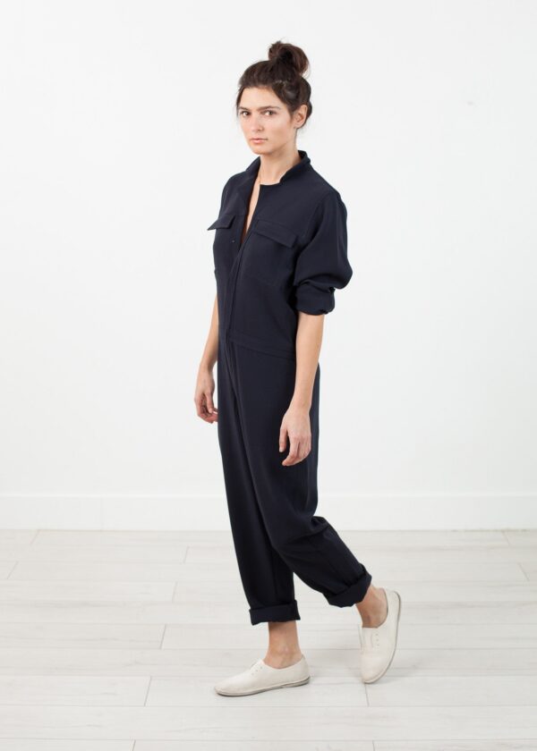 20141215_Lana-737.jpg Worker Jumpsuit in Navy