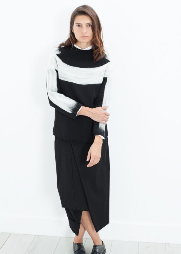 2014_09_27_Lana_Look_11_12.jpg Contrast Felted Sweater in Black