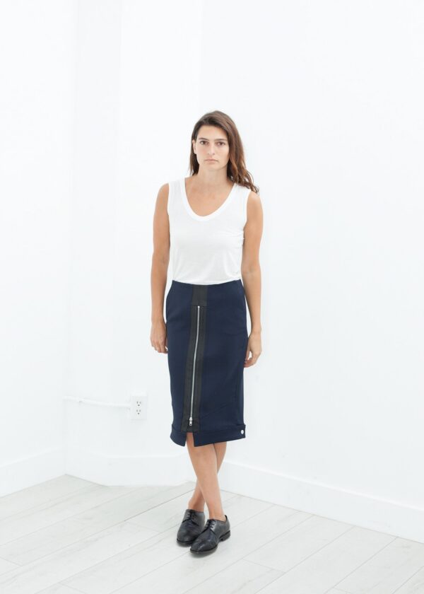 2014_09_27_Lana_Look_19_01.jpg Contrast Zipper Skirt in Navy