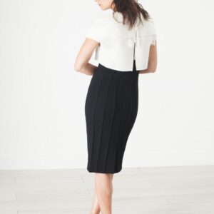 2014_11_17_Lana_Look02_05.jpg Layered Contrast Dress in Cream/Black