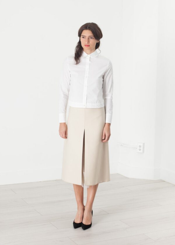 2014_11_17_Lana_Look11_01.jpg Tulle Pleat Skirt in Cream