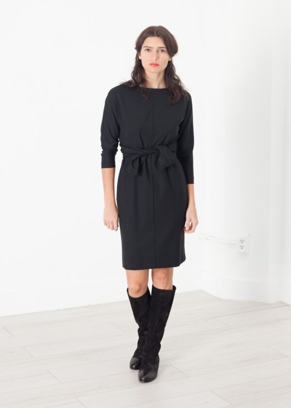 2014_11_17_Lana_Look18_01.jpg Tie Waist Dress in Black