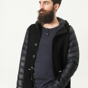 Hooded Parka in Black