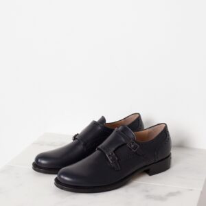 Buckle Shoe in Navy