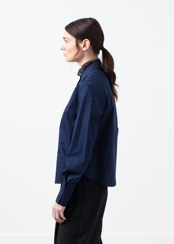 2015-02-16_Lana_Look_01_4454.jpg Sheer Silk Collar Button Up