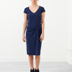 V-Neck Twist Dress
