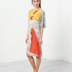 3/4 Sleeve Kimono Dress