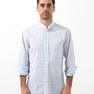Mandarin Collar Formal Shirt