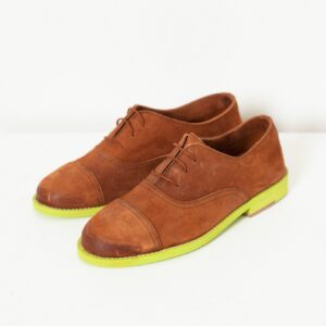 Verba_6781.jpg Suede Oxford in Natural/Lime