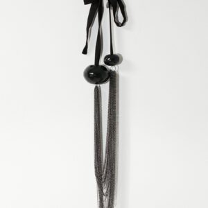 product_necklace_mariacalderara_cascade-necklace_black01.jpg Cascade Necklace in Black
