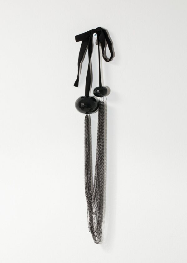 product_necklace_mariacalderara_cascade-necklace_black01.jpg Cascade Necklace in Black