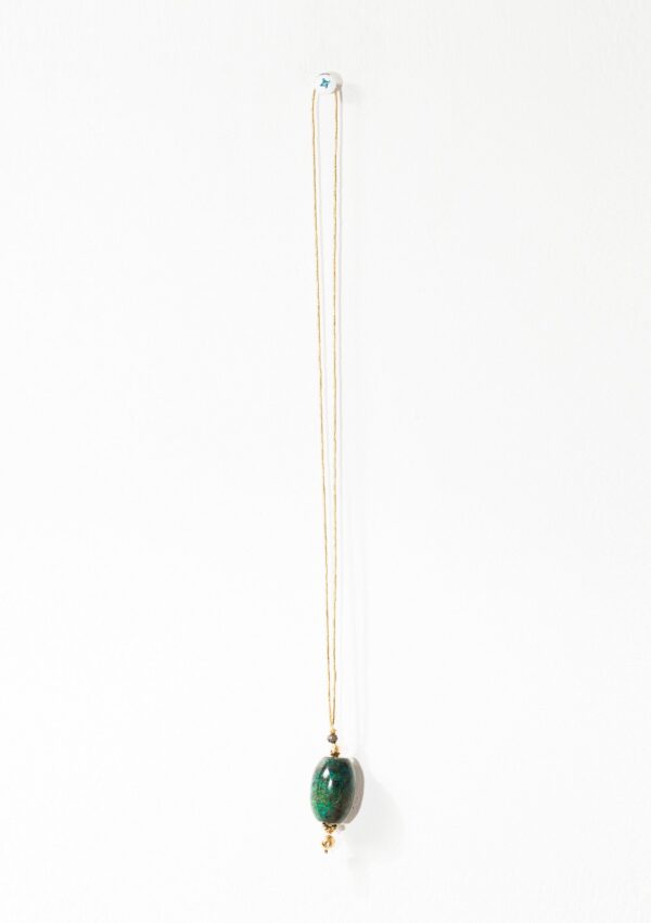 product_necklace_mariacalderara_drop-turquoise-necklace01.jpg Drop Turquoise Necklace